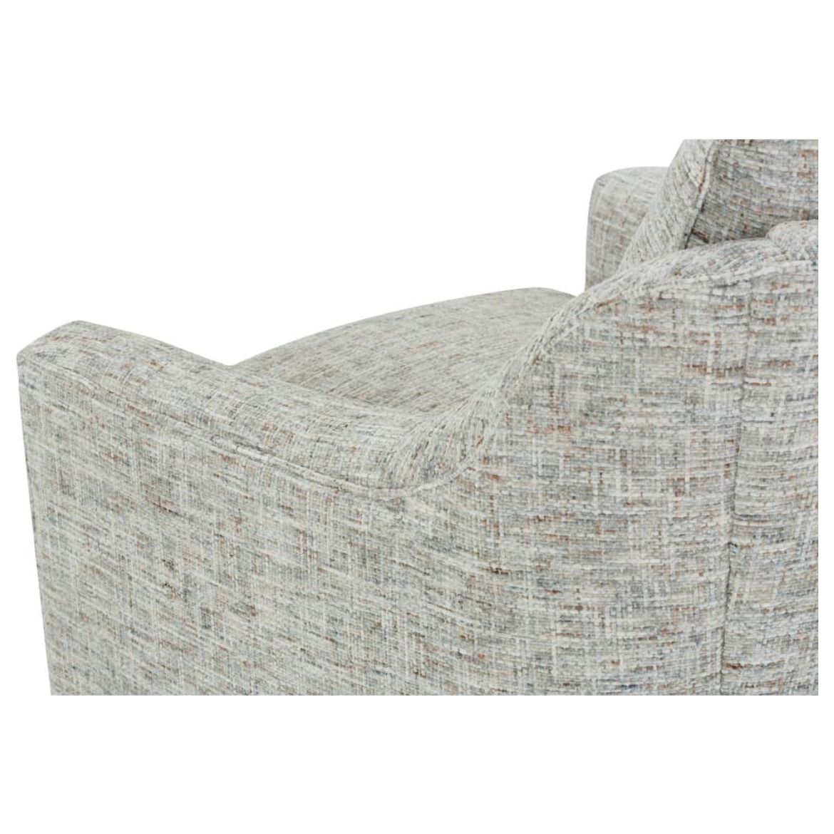 Hollins Swivel Chair - Light Blue