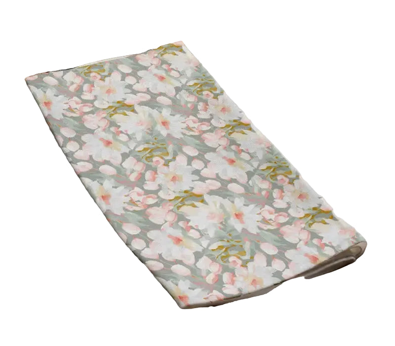 Guest Napkin - Painted Flowers