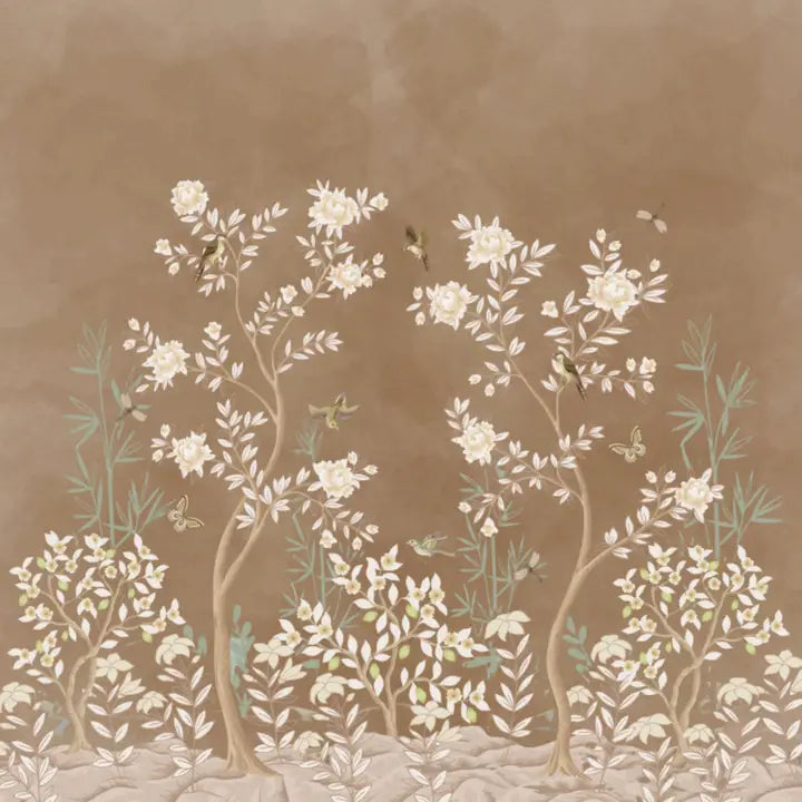 Cocktail Napkin - Mocha Forest
