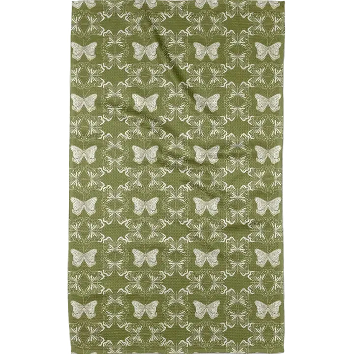 Tea Towel - Geometric Butterflies