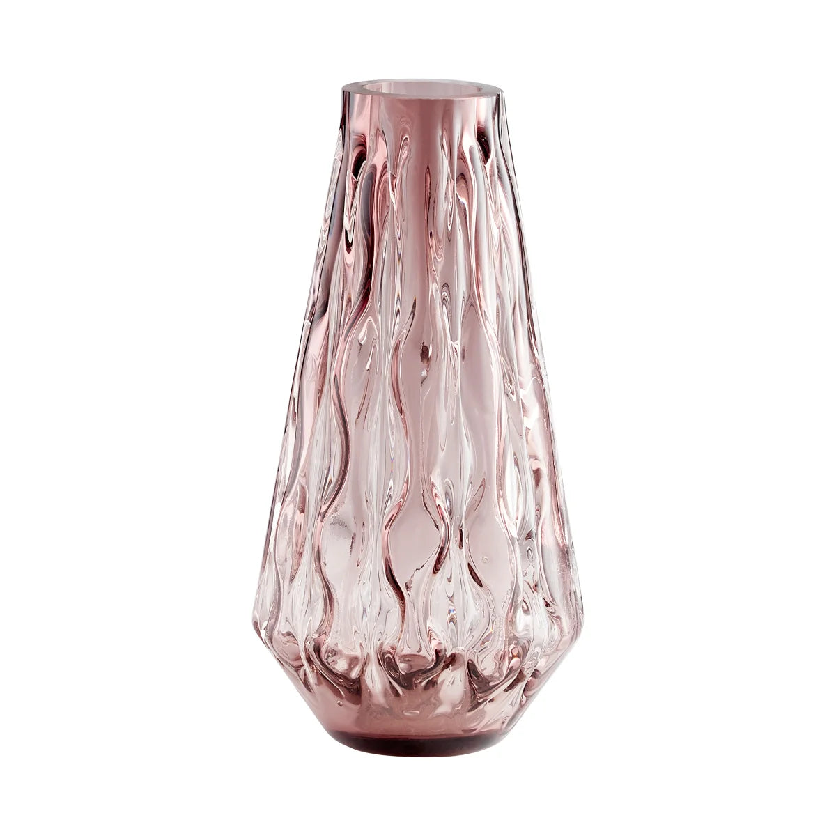 Glass Blush Vase
