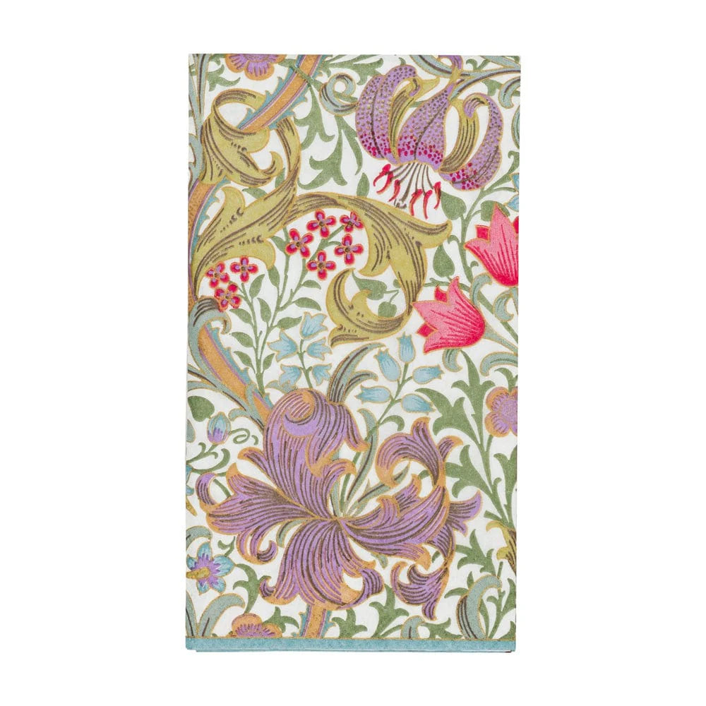 Guest Napkin - Golden Lily Ivory