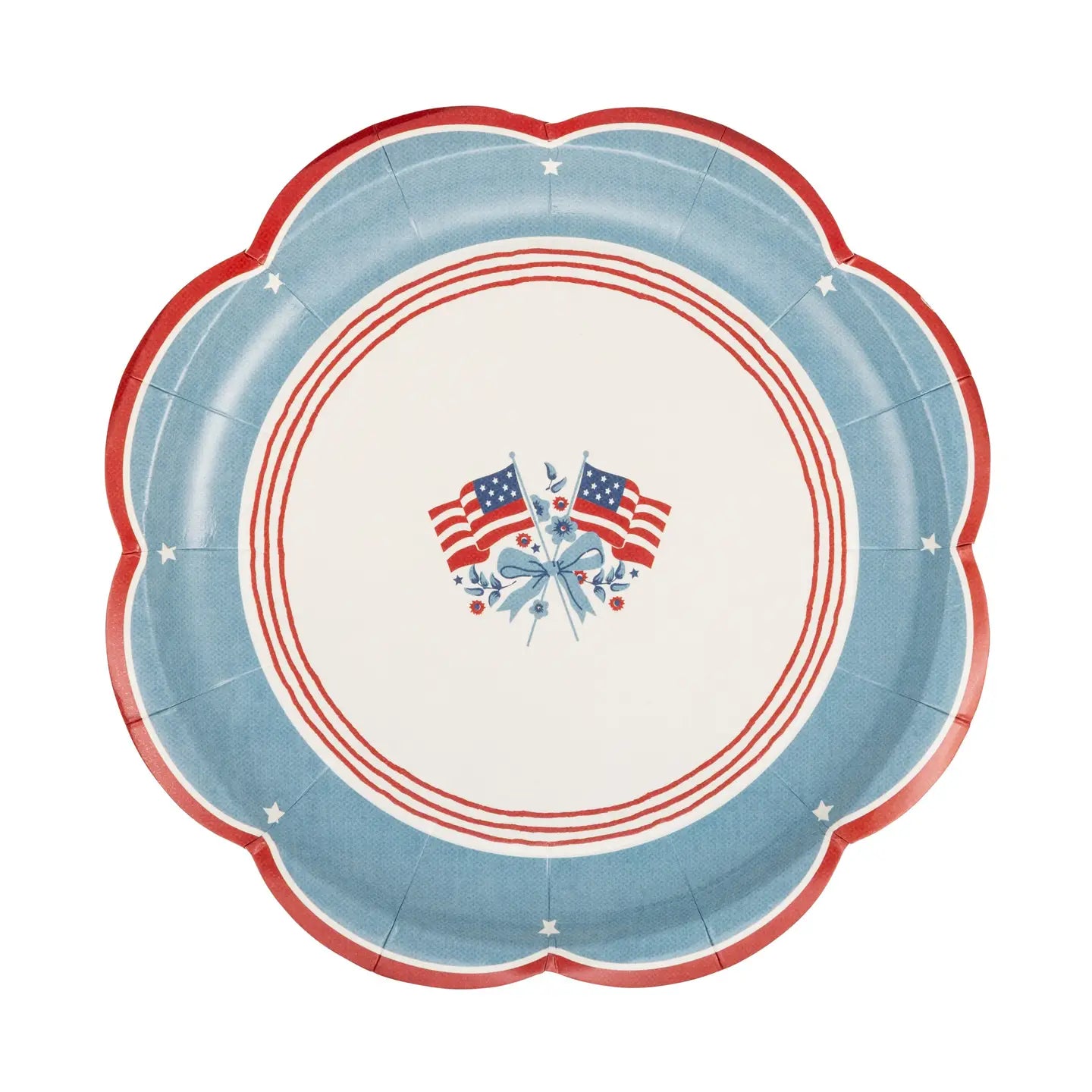 Paper Plate (Small) - Americana Flag