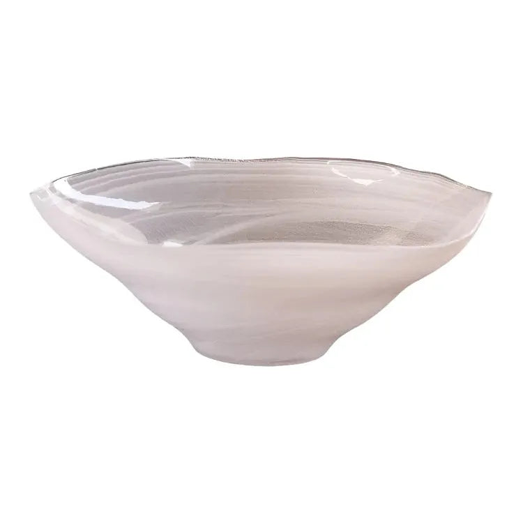 Alabaster Wave Bowl
