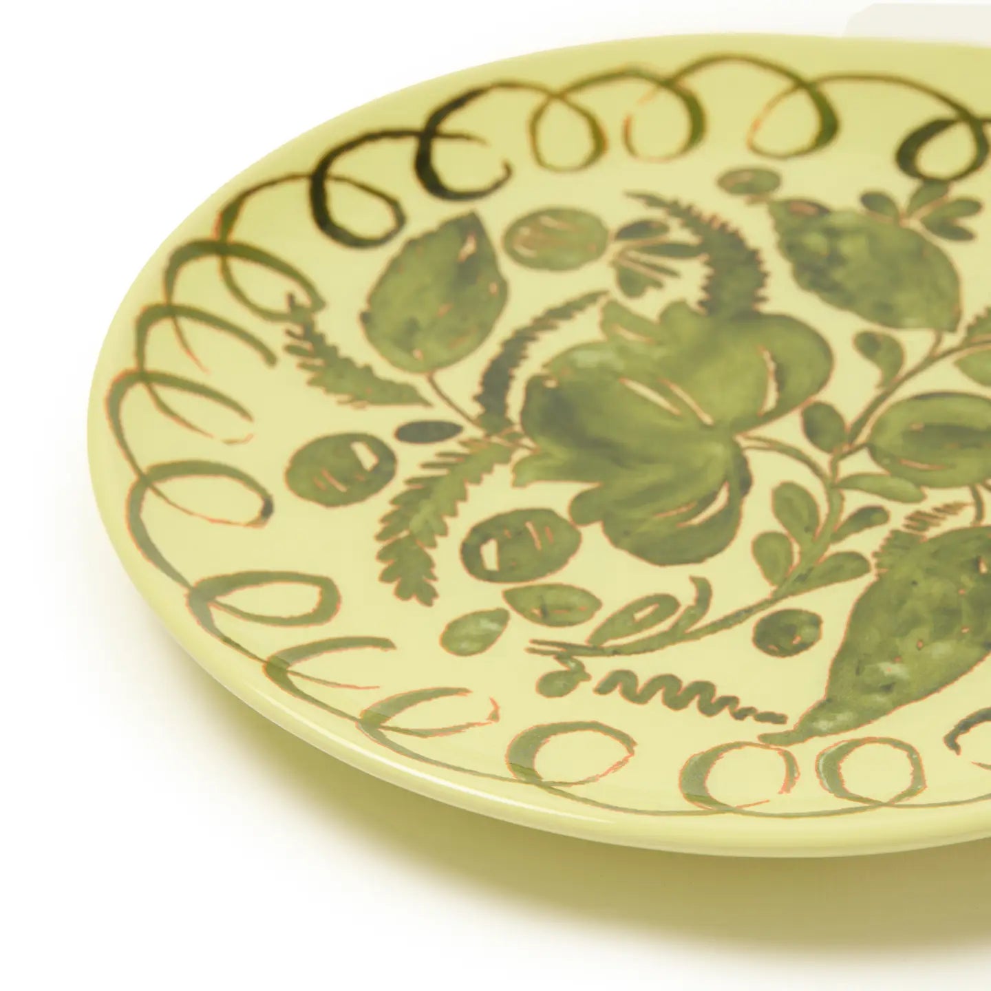 Amalfi Dessert Plate - Lime