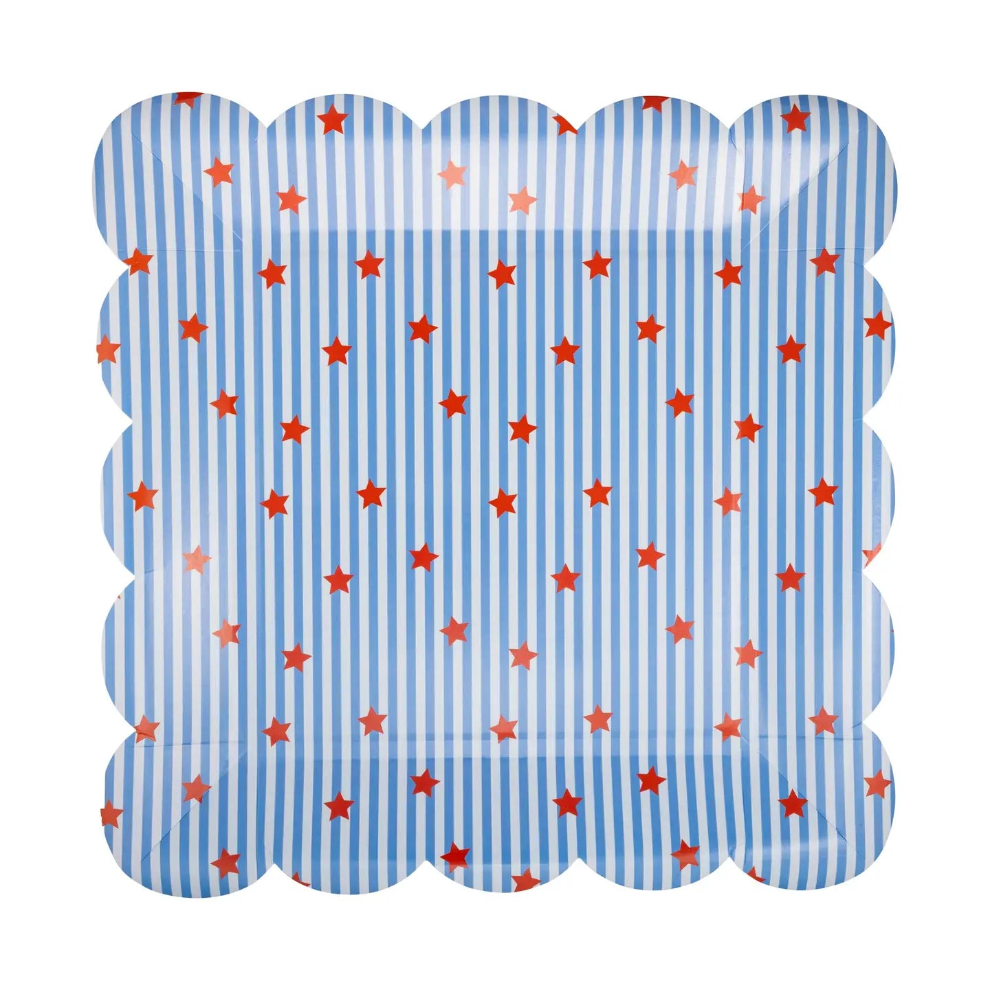 Paper Plate (Large) - Stars & Stripes