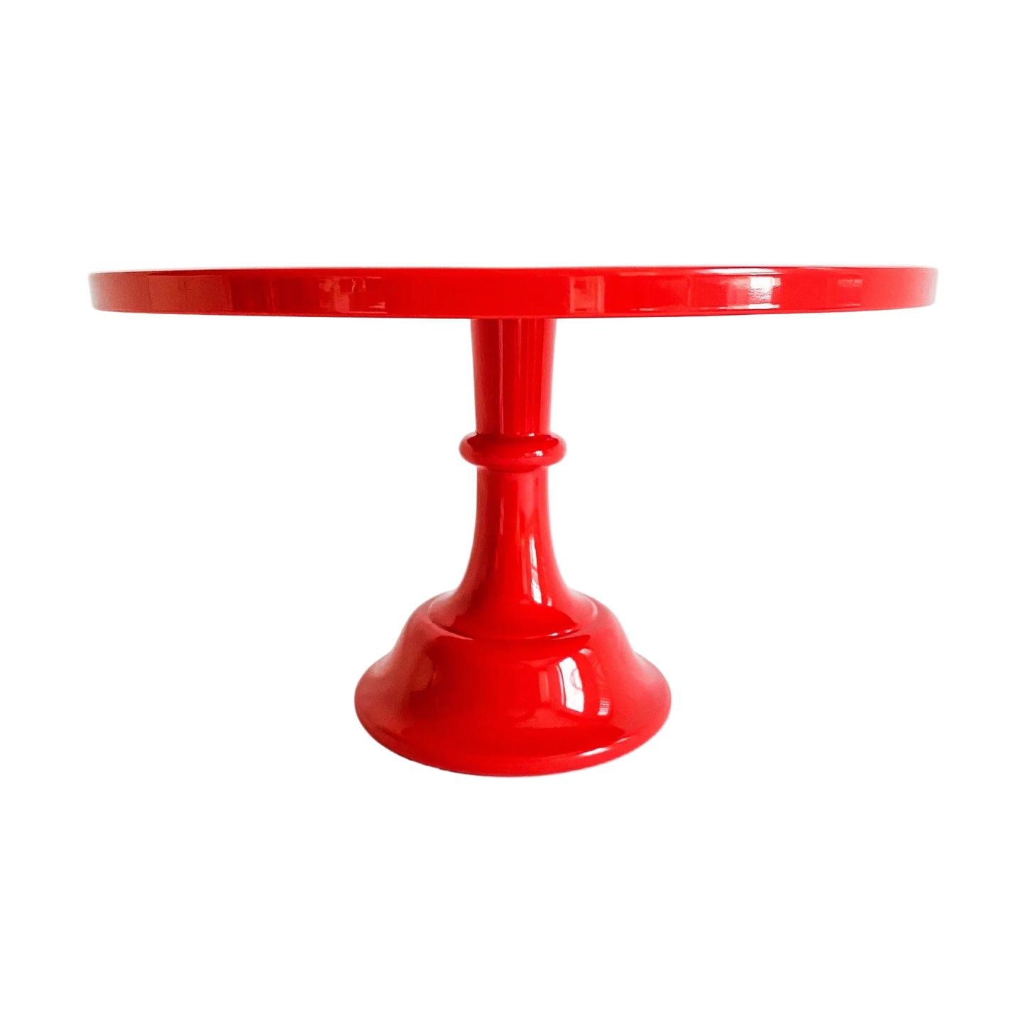 Melamine Cake Stand - Apple Red