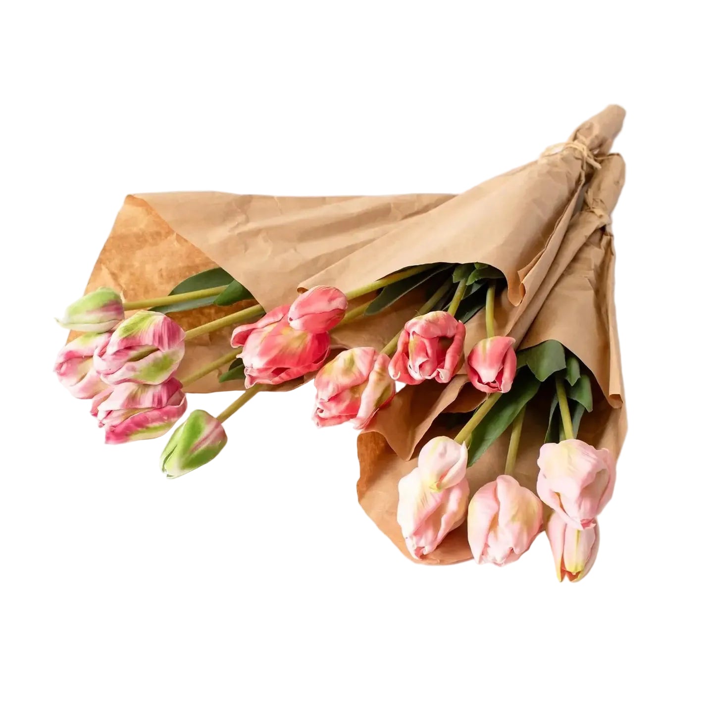 Faux Pink Tulips S/12