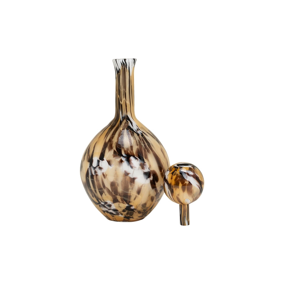 Moody Speckled Glass Vase - Short
