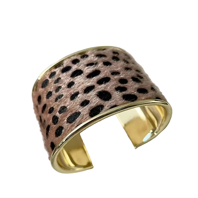 Medium Leopard Cuff Bracelet