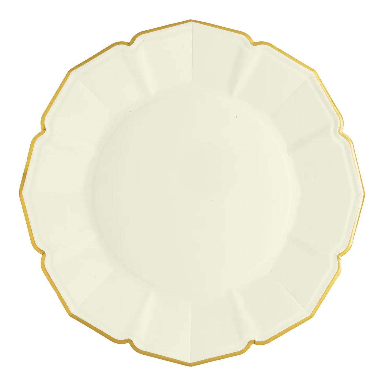 Paper Plate (Large) - Cream