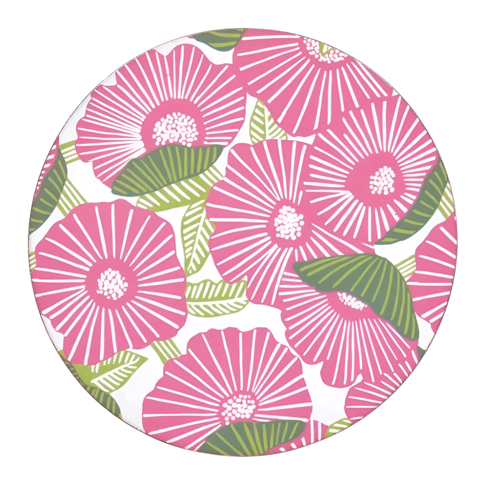 Poppy Papaver Coaster S/4
