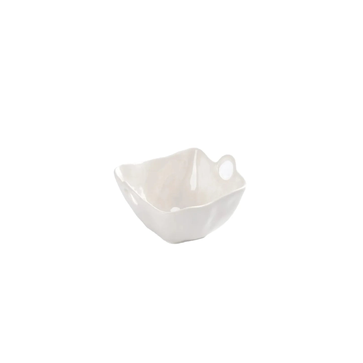 White Melamine - Snack Bowl