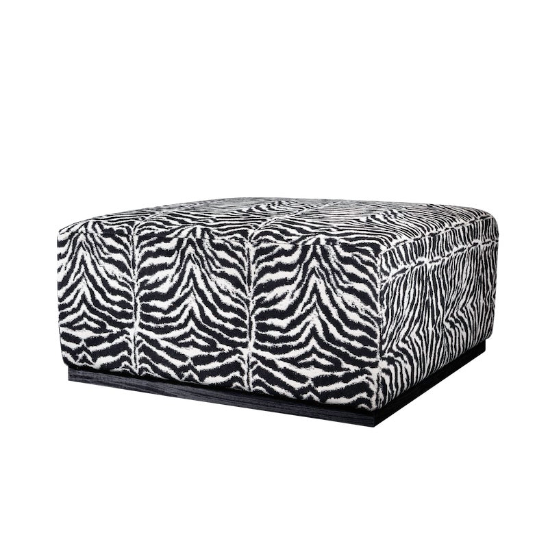 Zebra Ottoman