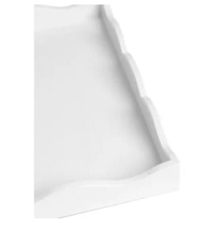 Scalloped Lacquer Tray