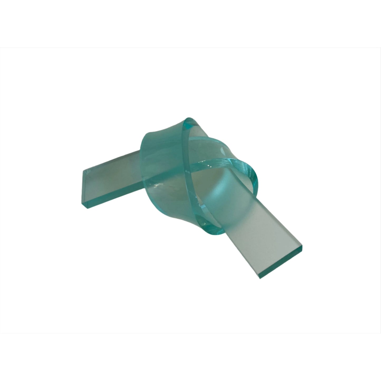 Large Acrylic Knot - Frosted Mint