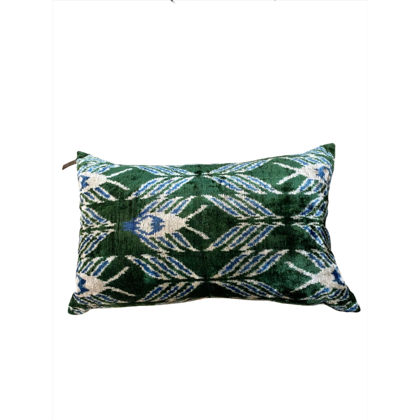 Ikat Green Fishbone Pillow - 16x24