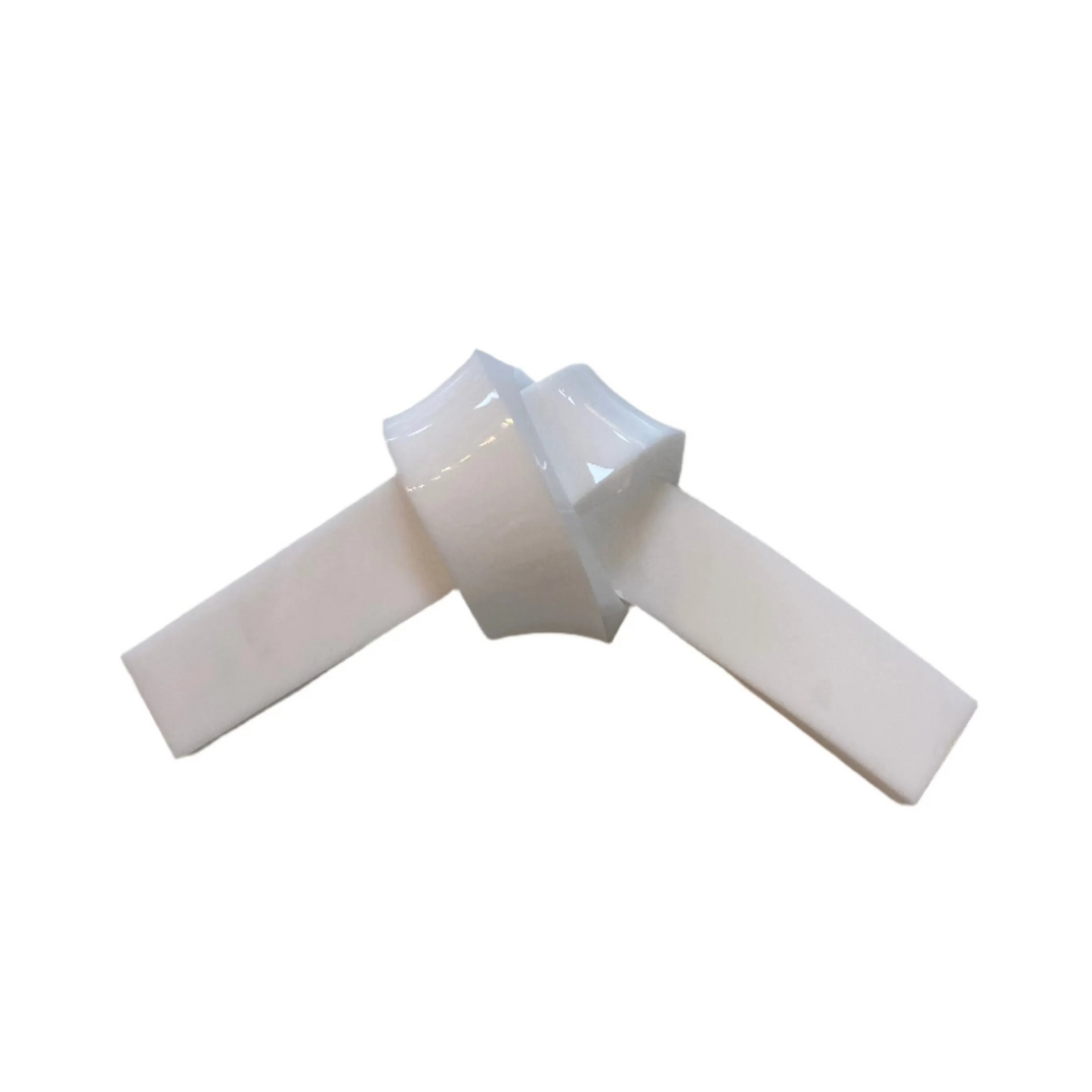 Mini Acrylic Knot - Solid White