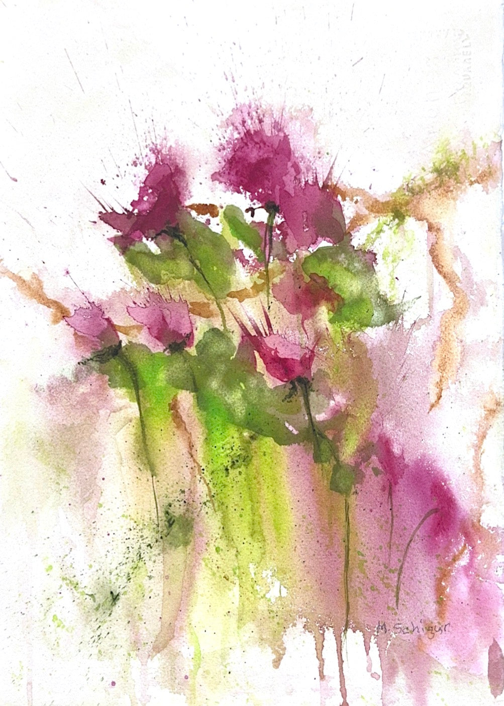 Abstract Floral - Original