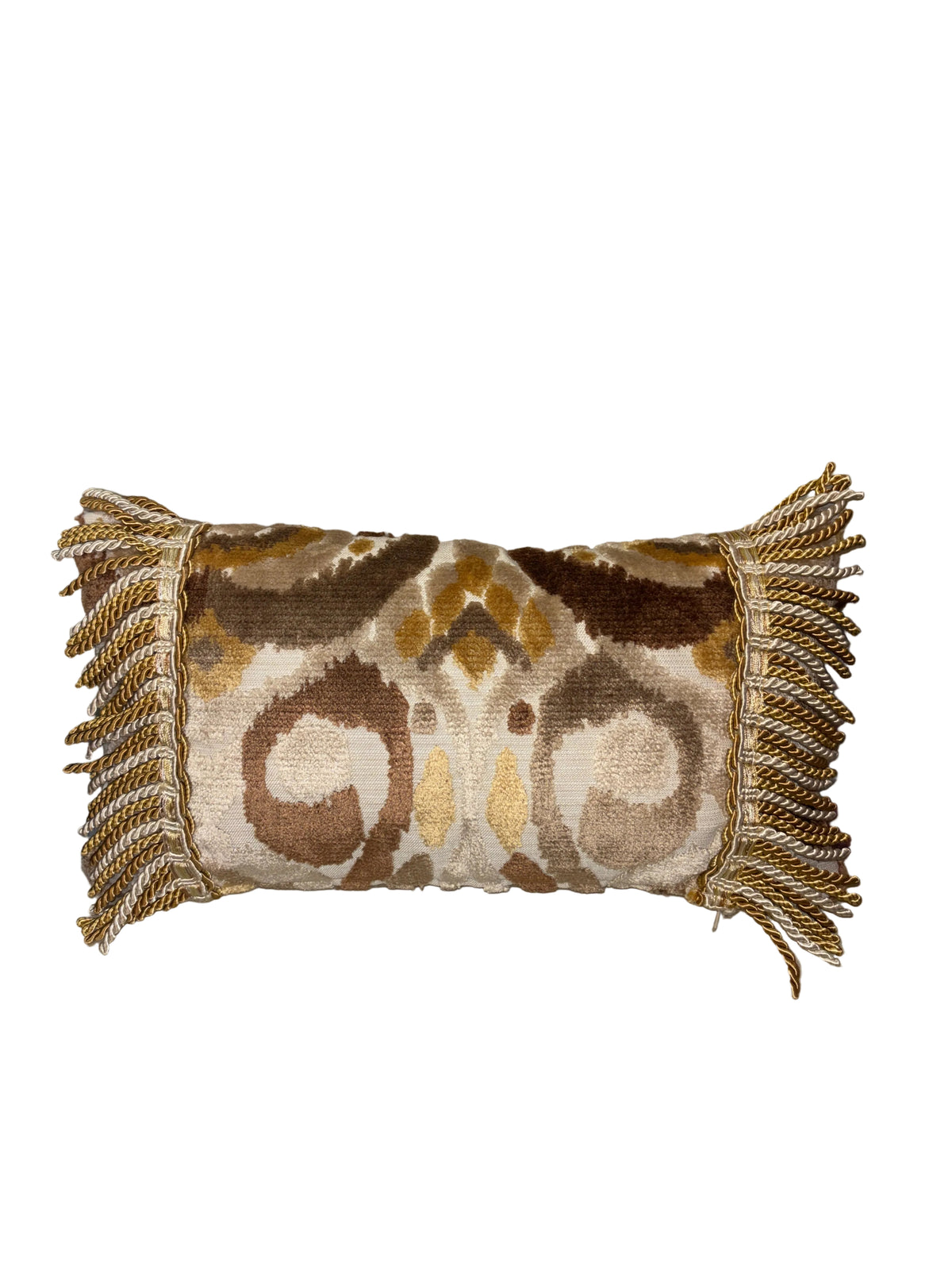 Mocha Geo Micro Pillow - 8x16