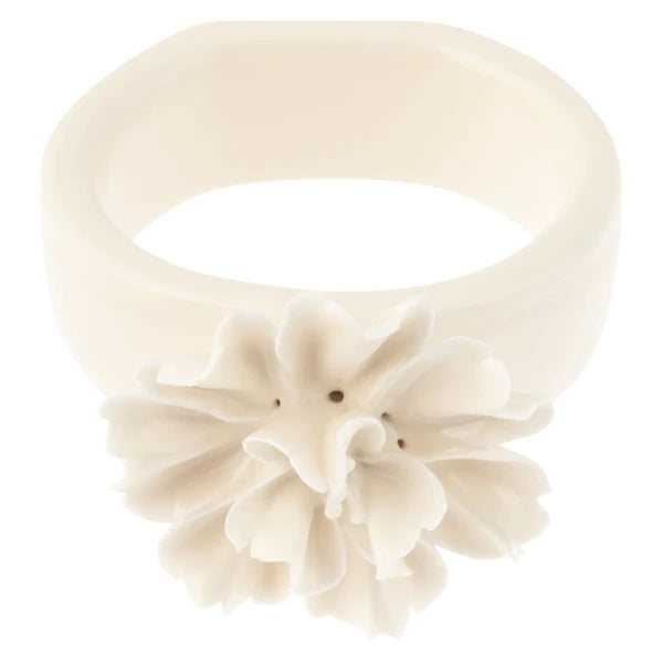 Napkin Ring - Ceramic Flower