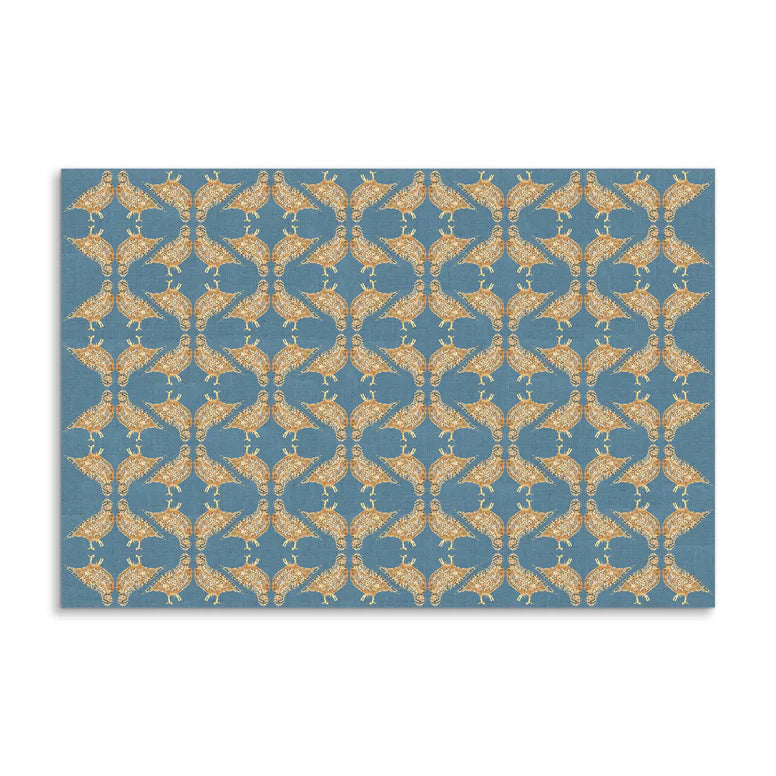 Paper Placemat - Quails
