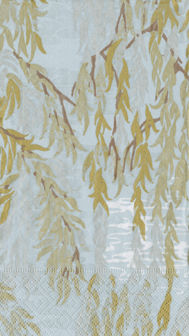 Guest Napkin - Silver Willow