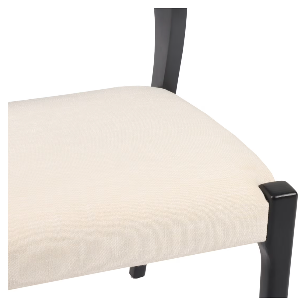 Black Wood Dining Chair