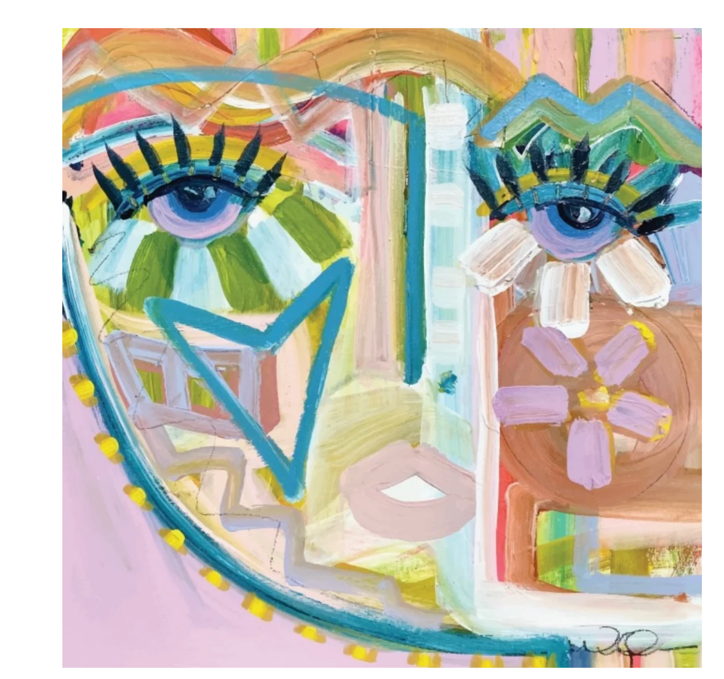 Be Hippie Chica Print - 8x8