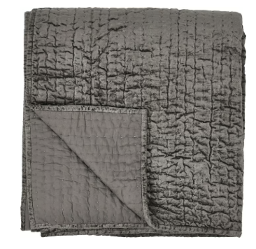 Bari Velvet Quilt Set - Desert