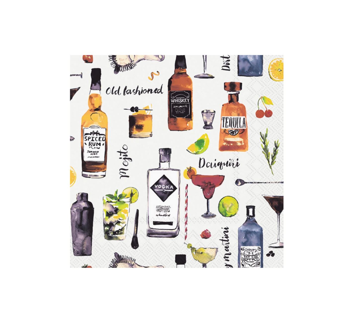 Cocktail Napkin - Cocktails