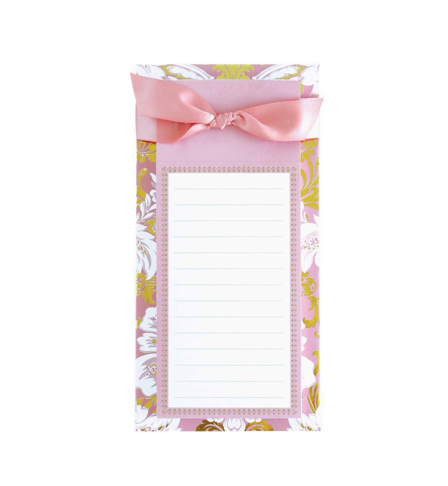Pink Damask Listpad