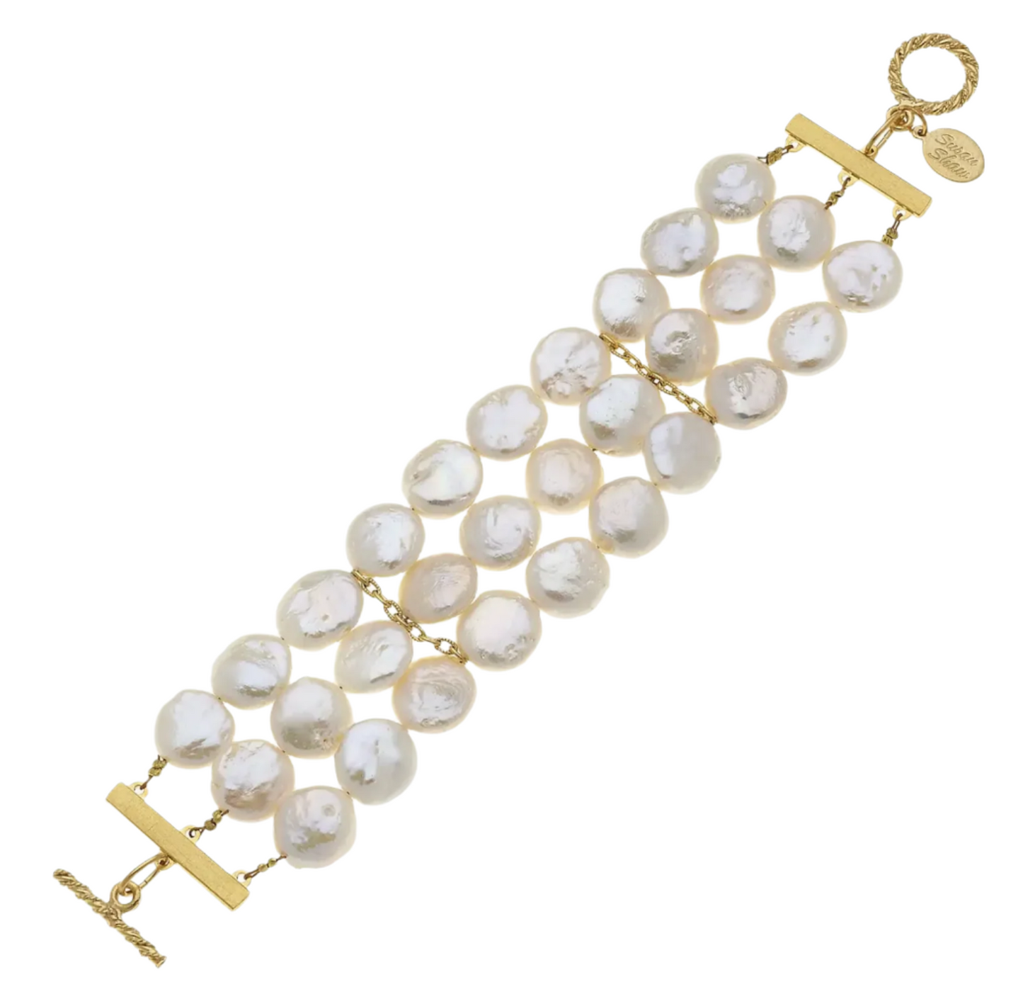 Multi-Strand Genuine Freshwater Pearl Bracelet