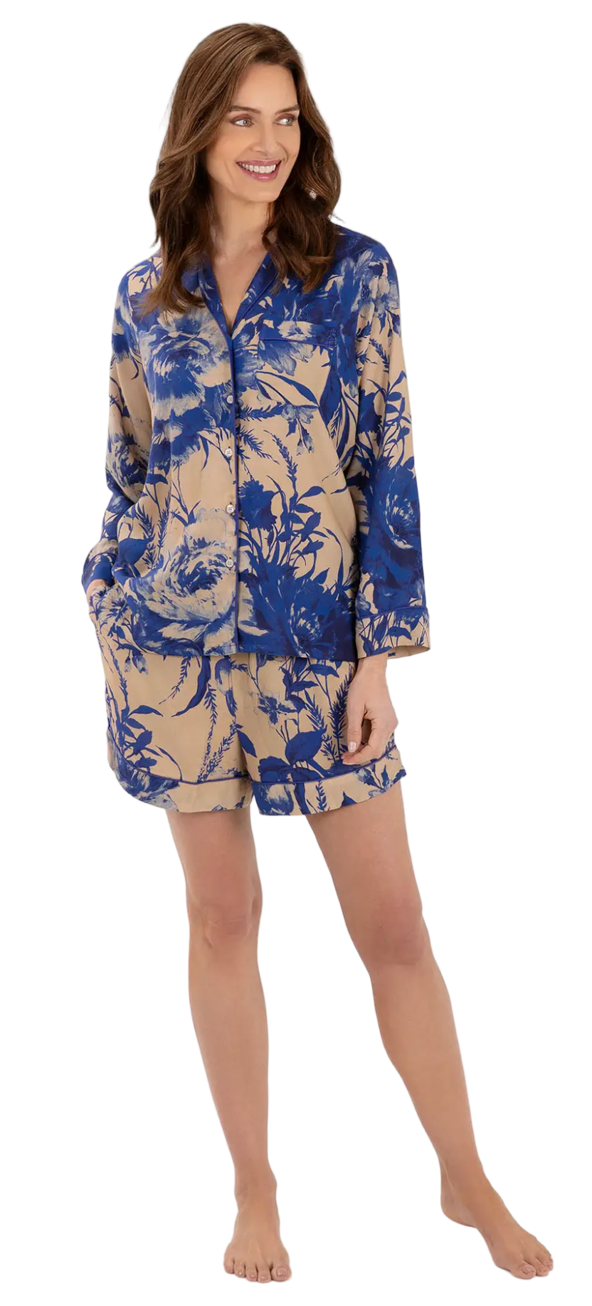 Pajama Set - Blue Blooms