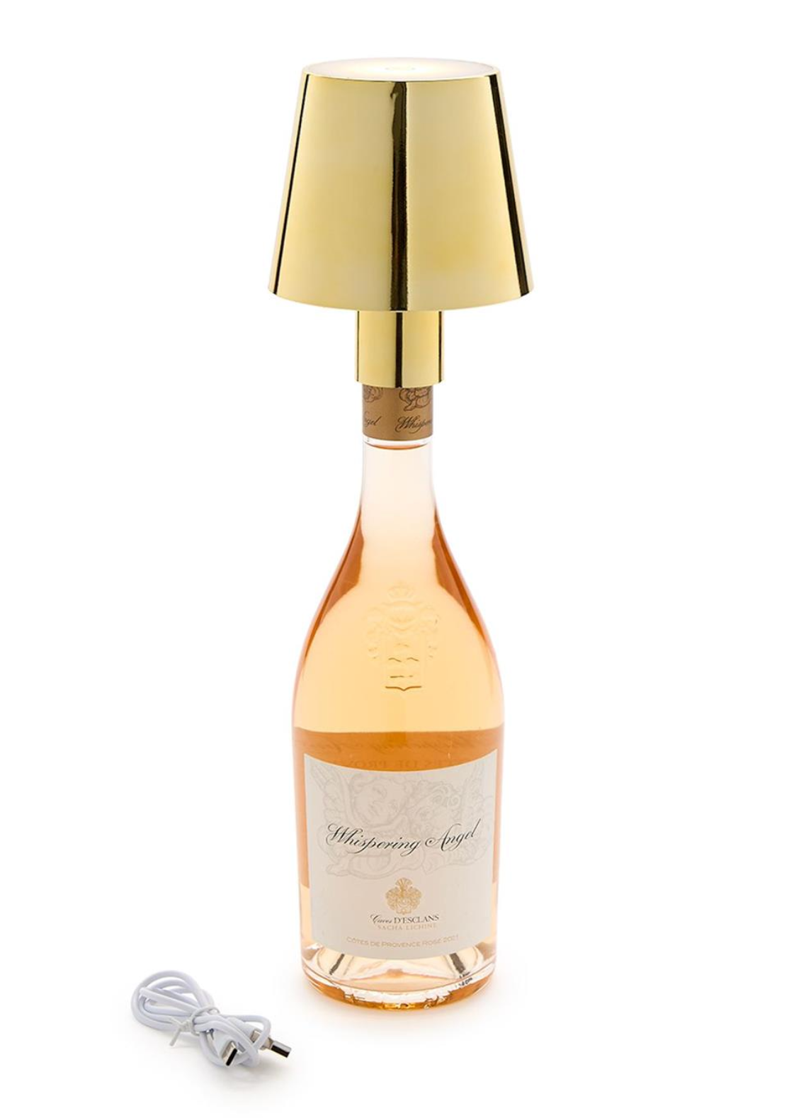 Portable Gold Bottle Lamp