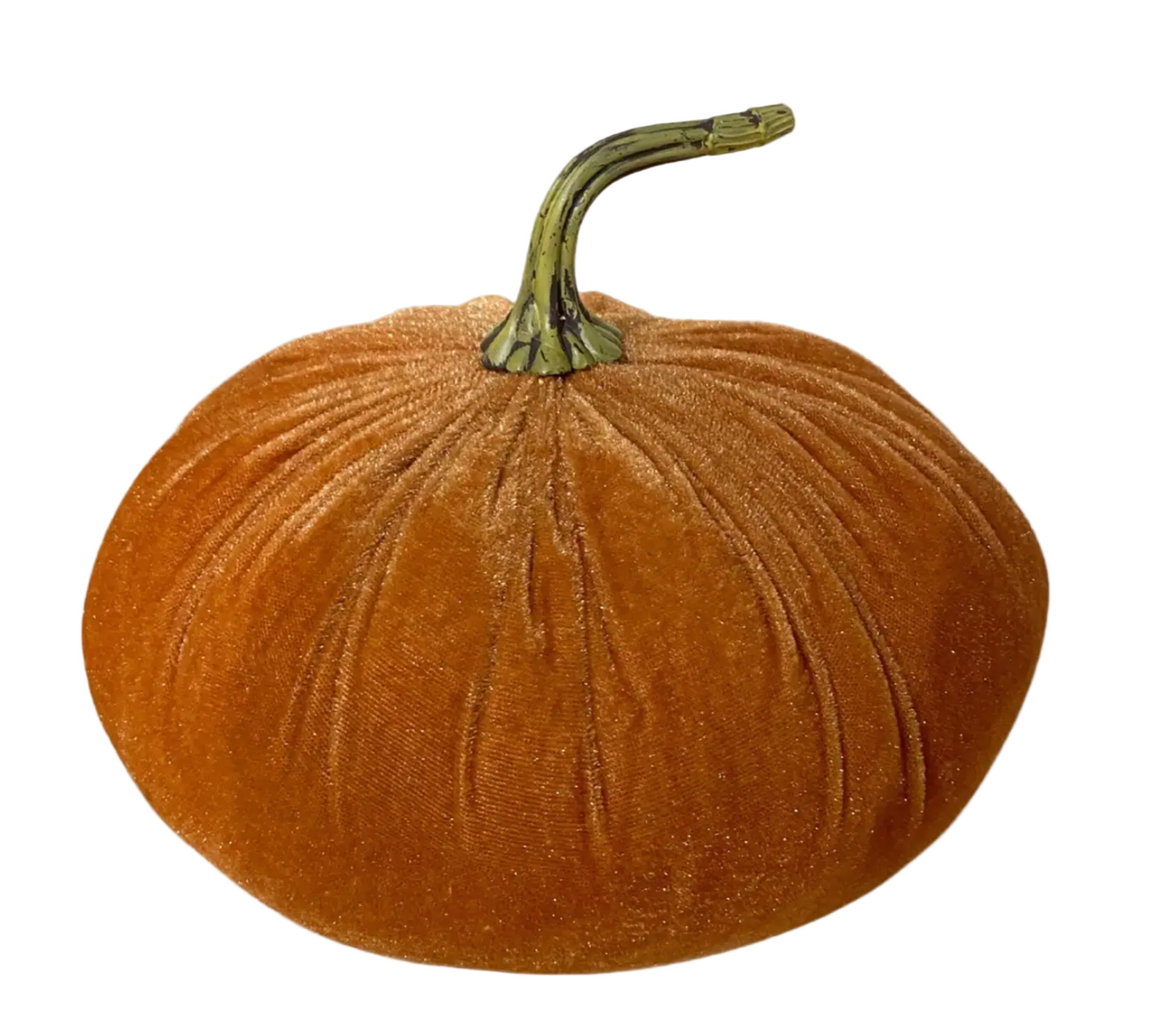 Gold Velvet Pumpkin - 12"