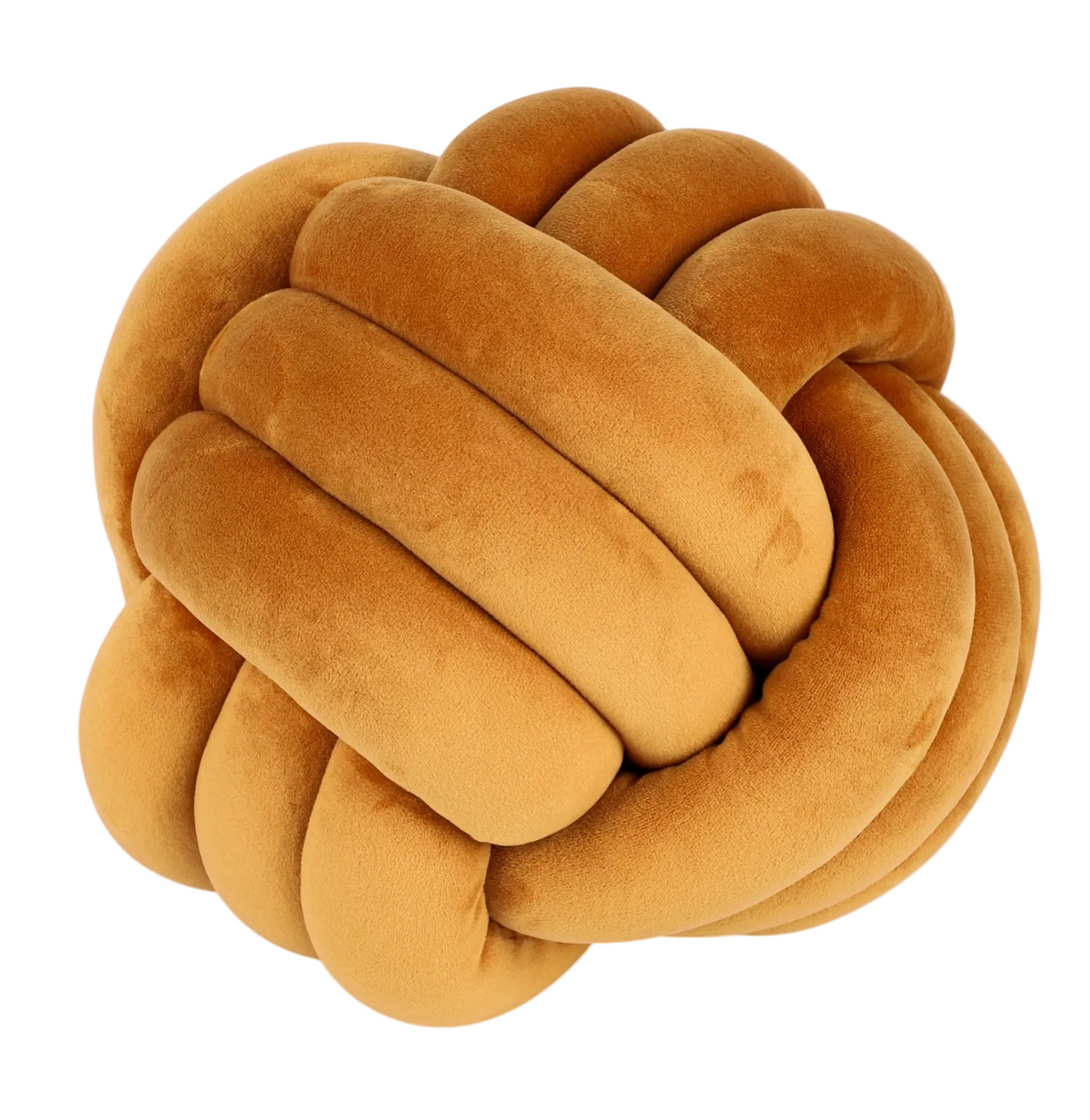 Knot Ball Throw Pillow - 11"/Rust