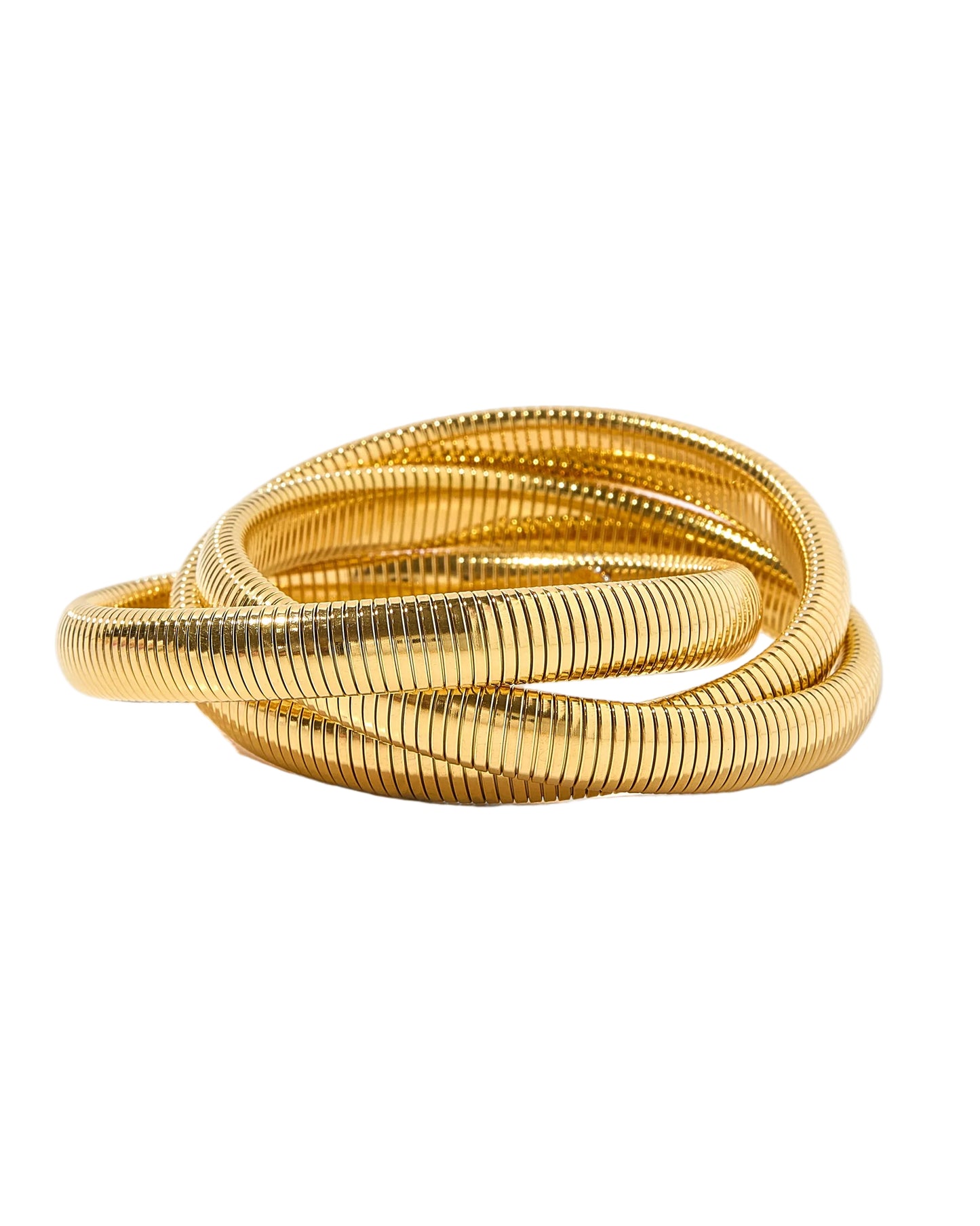 Gold Chunky Alloy Bangle