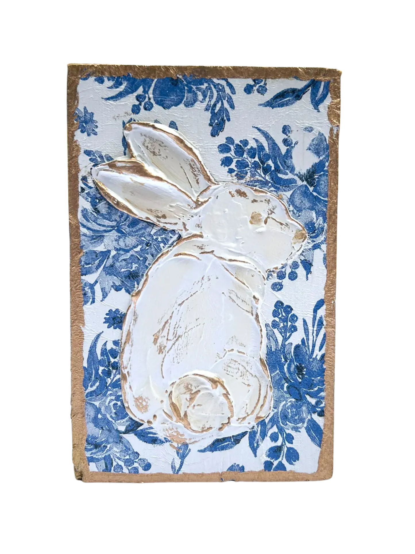 Chinoiserie Bunny Block