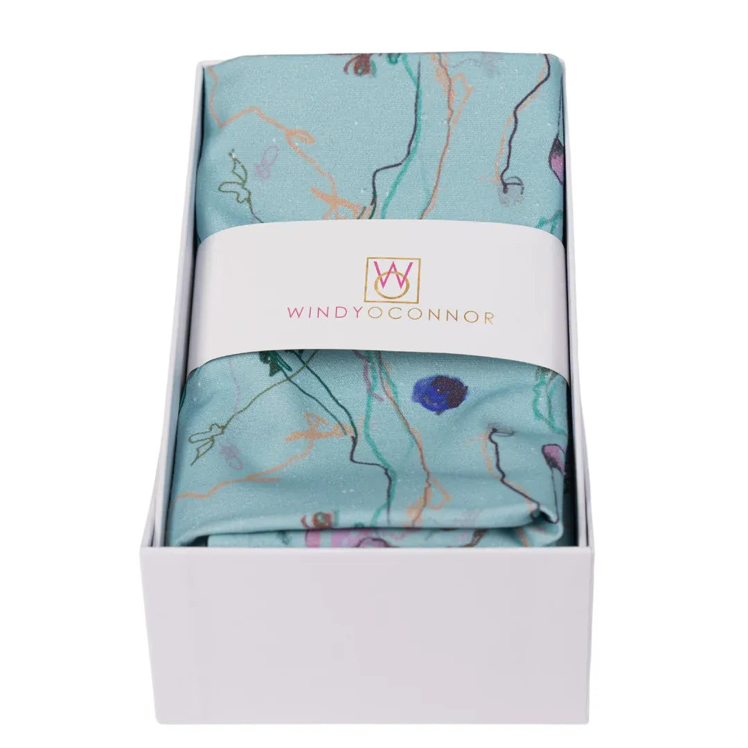 Cloth Napkin S/4 - Birds of a Feather Aqua