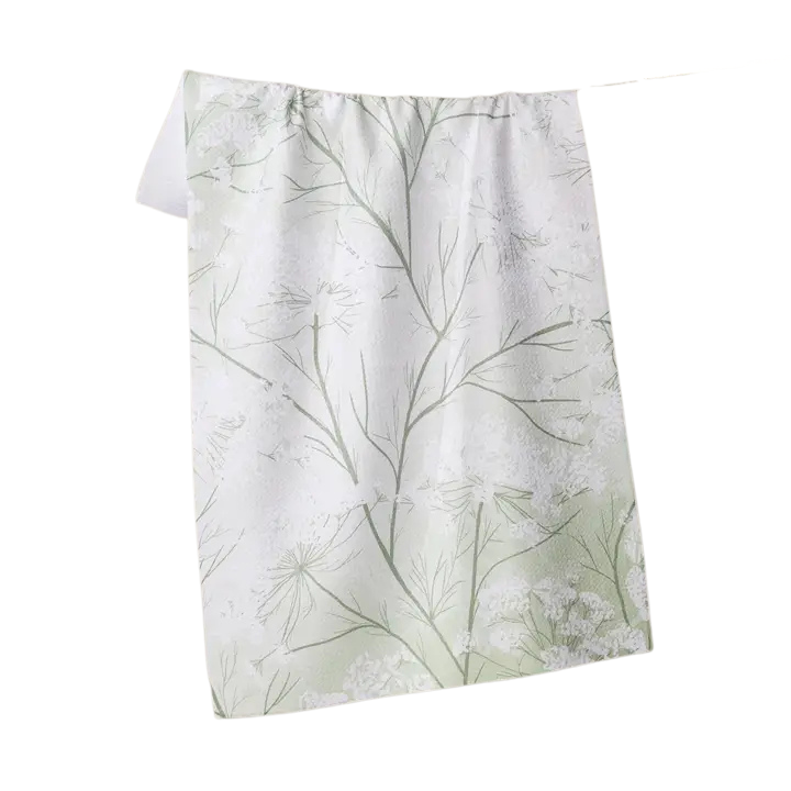 Tea Towel - Quiet Garden