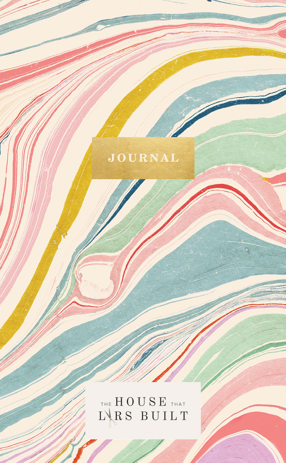 Colorful Marbled Journal