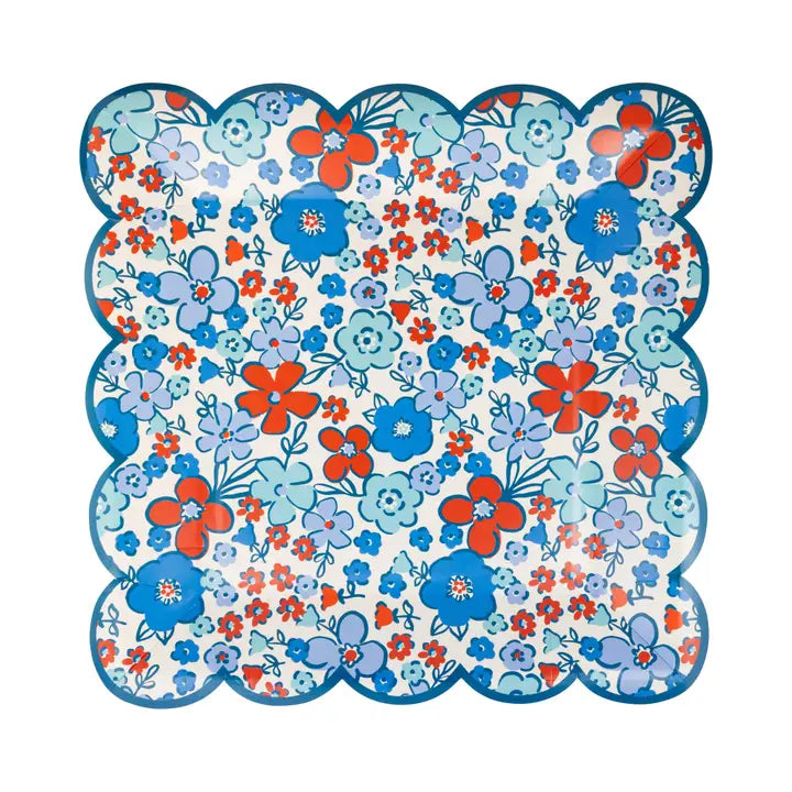 Paper Plate (Small) - Americana Floral