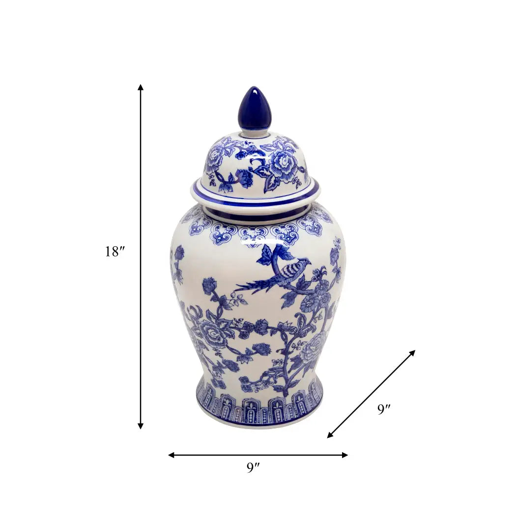 Chinoiserie Jar - 18"