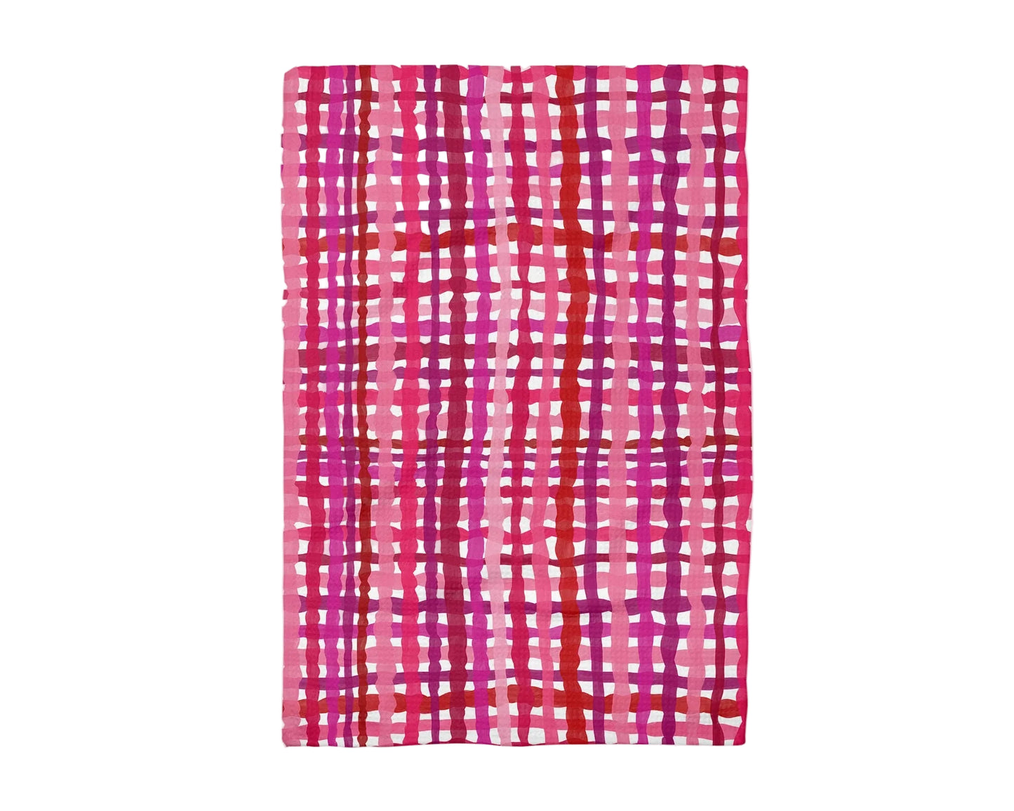 Tea Towel - Pink Gingham