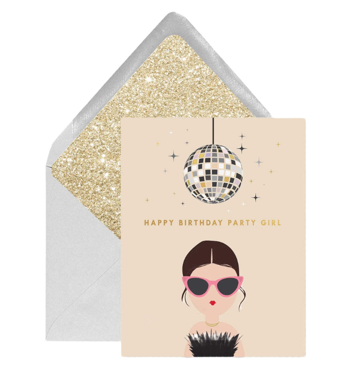 Card - Disco Party Girl Birthday
