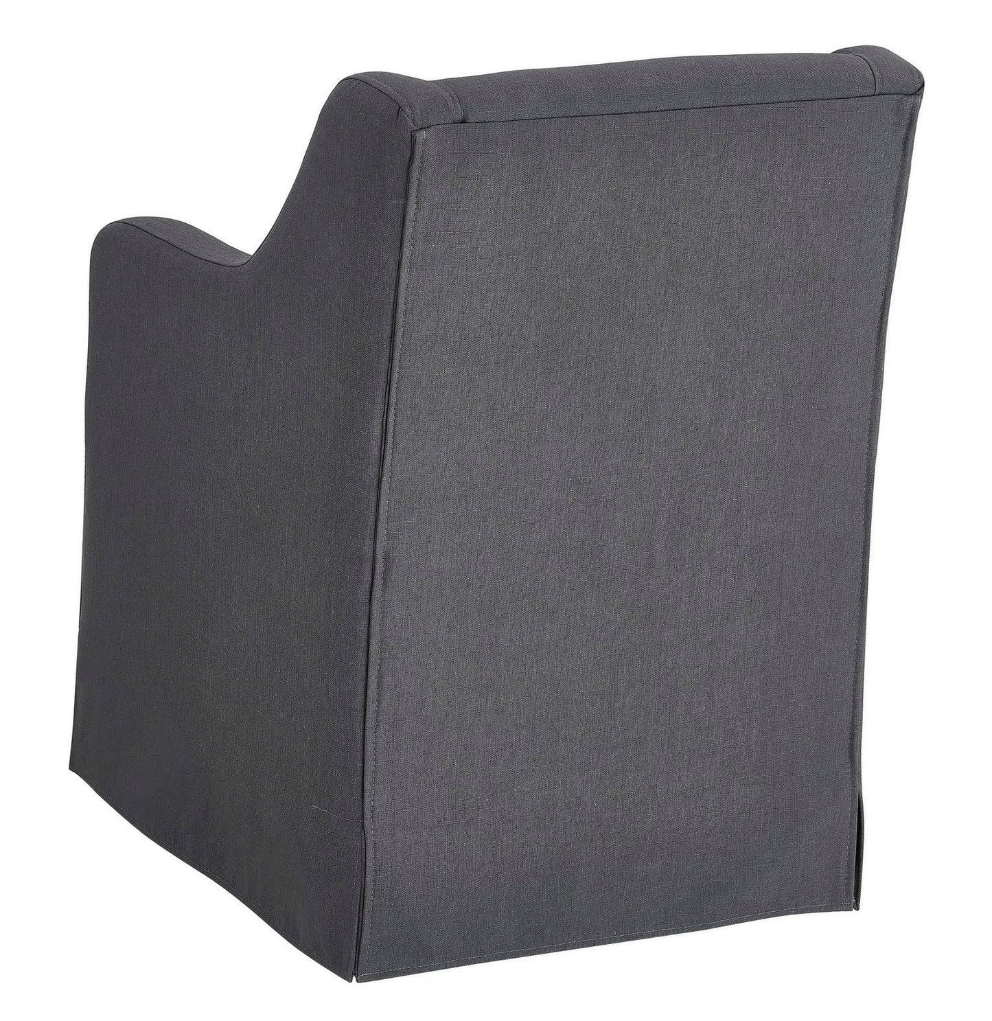 Palmer Dining Chair on Casters - Charcoal