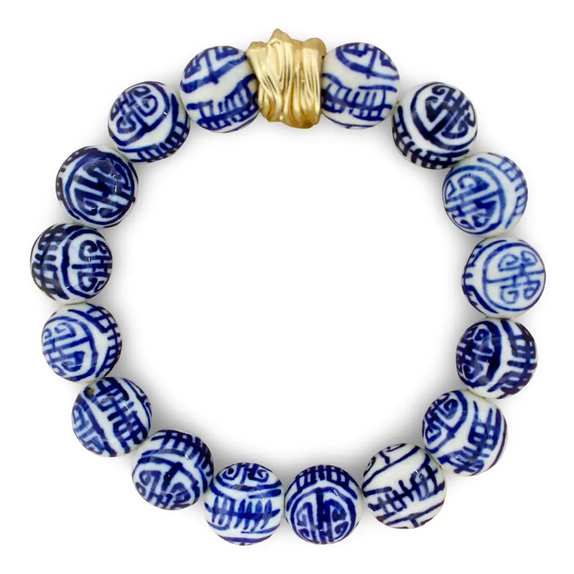 Chinoiserie Beaded Bracelet