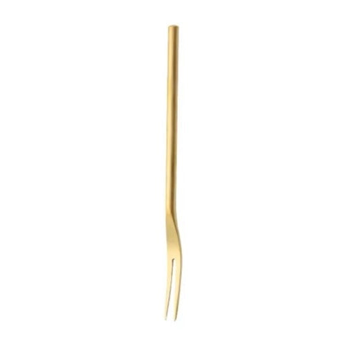 Gold Cocktail Fork/2 Tine