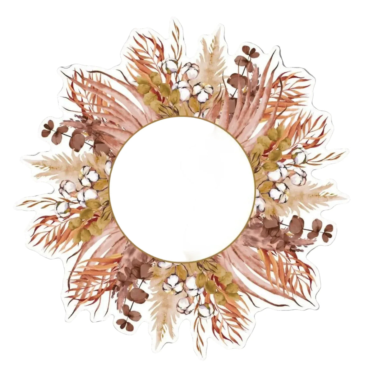 Paper Placemat - Autumn Wreath